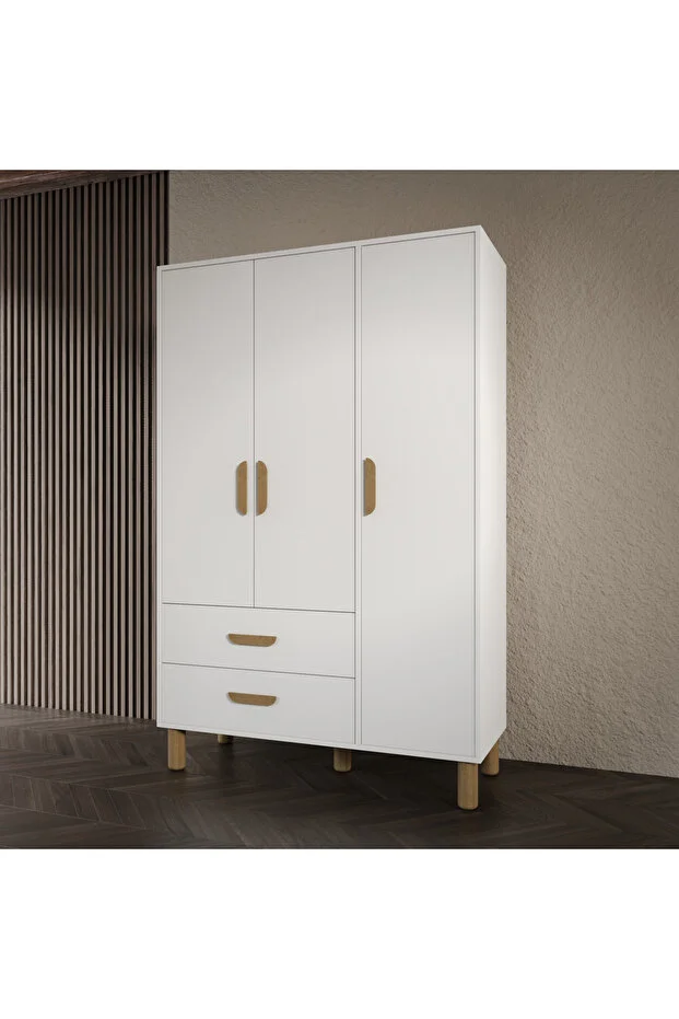 Bohem Cocuk Odası Takımı Yavrulu Masalı Tamamı Mdf Beyaz